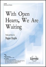 With Open Hearts, We Are Waiting SATB choral sheet music cover Thumbnail